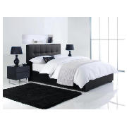 Double Bed, Black & Sealy Mattress