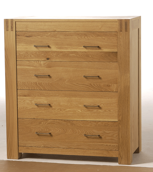 Oak 4-Drawer Chest