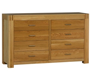 Oak 8-Drawer Chest