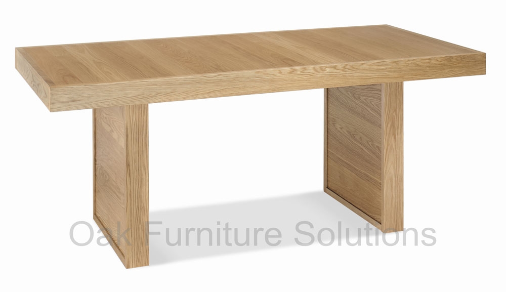 Osaka Oak Panel Dining Table