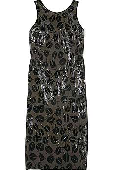 Silk marocain dress