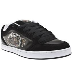 Osiris Male Merk Ii Canvas Series Leather Upper Fashion Large Sizes in Black