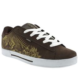 Osiris Male Osiris Serve Suede Upper Fashion Trainers in Brown