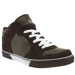 Osiris Male Osiris Shuriken Leather Upper Fashion Trainers in Brown