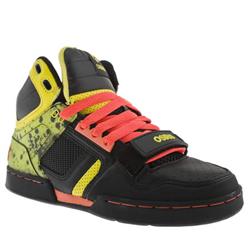 Osiris Male Tranzor Leather Upper ?40 plus in Black and Orange