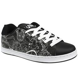 Osiris Male Troma Zj Ii Leather Upper Fashion Large Sizes in Black and White