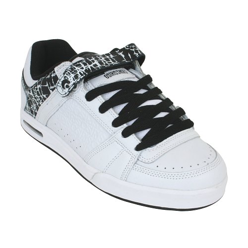 Mens Osiris Program  Skate Shoe Wht / Blk /glass