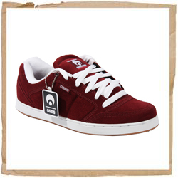 Osiris Merk II Burgundy/White/Black