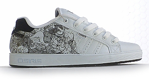 Troma Skate Shoe - White/White/Zach Print