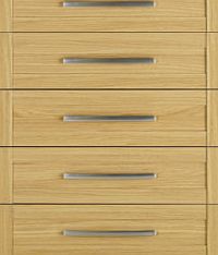 Oslo 5 Drawer Chest - Oak