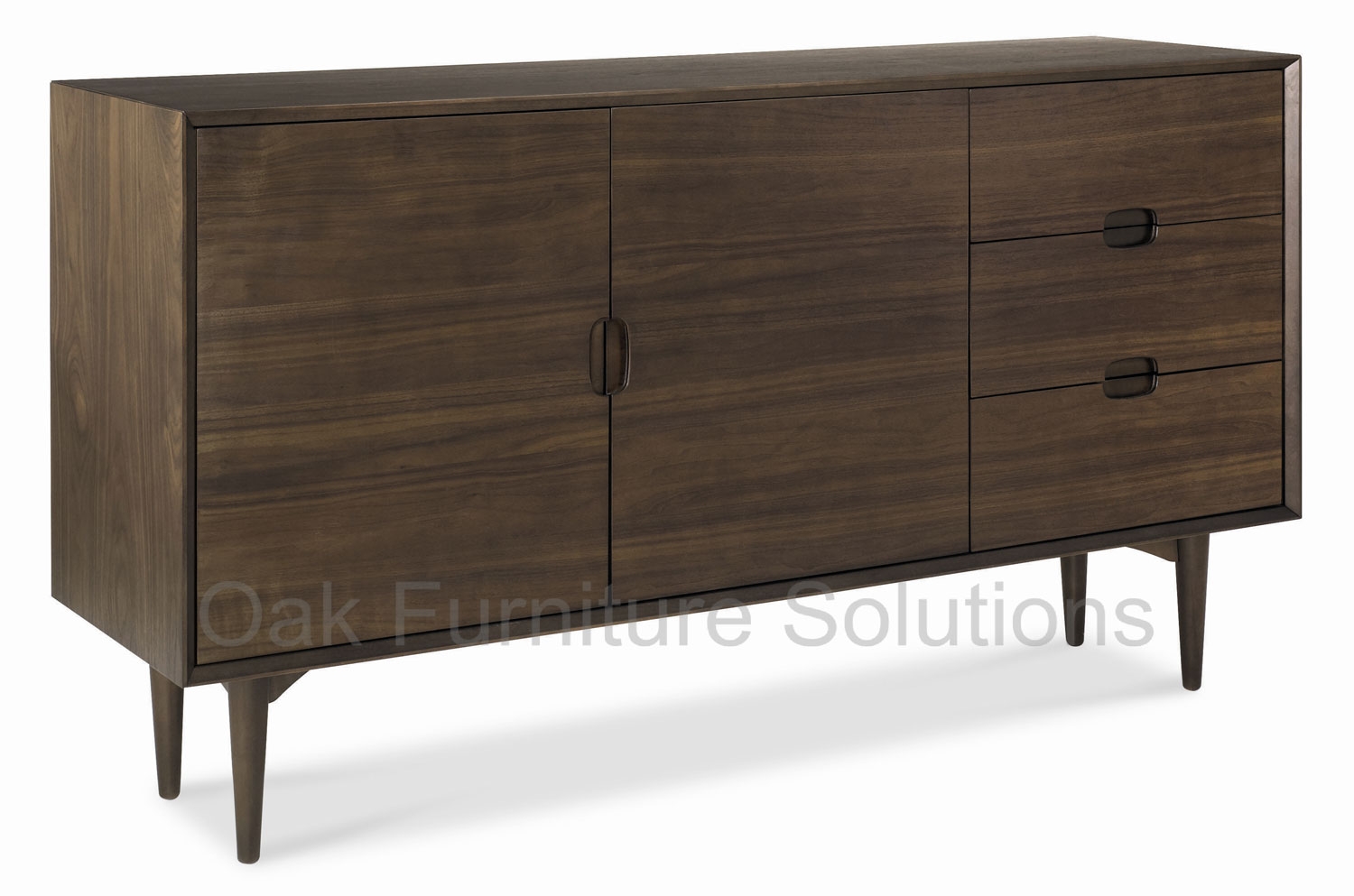 Oslo Walnut Wide Sideboard