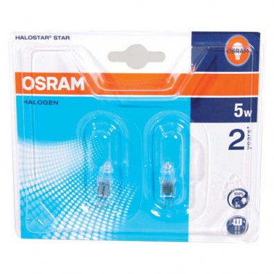 Osram Halogen 5W G4 2 Pack 4.00832E 12