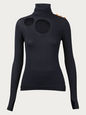 OSSIE CLARK KNITWEAR NAVY M OS-U-KW38J15A8