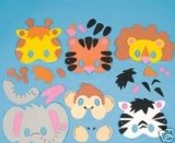 Foam Jungle Animal Mask Craft Kit