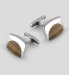 Collezione Tigers Eye Insert Cufflinks