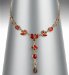 Gold Plated Penelope Floral Necklace