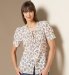 Other Pure Cotton 3/4 Sleeve Ditsy Print Blouse