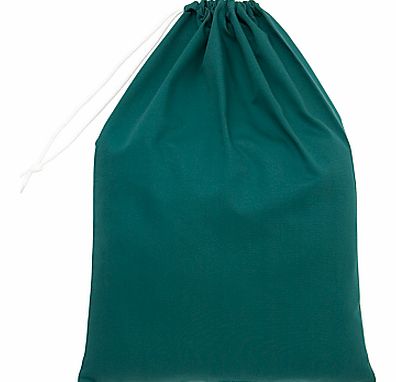 School Drawstring Linen Bag, Green
