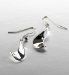 Silver Plated Twist Drop Earrings