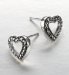 Other Sterling Silver Marc Heart Earrings