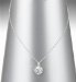 Sterling Silver Rose Pendant Necklace
