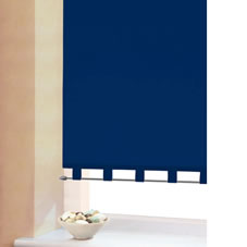 Wilko Castle Roller Blind Dark Blue 120cmx160cm