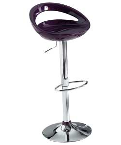 Bar Stool - Aubergine