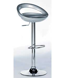 Silver Bar Stool