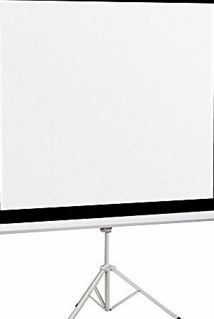 outdoortips  70`` 125x125cm HD TV Tripod Cinema Portable Projector Screen Movie Matt Home Projection