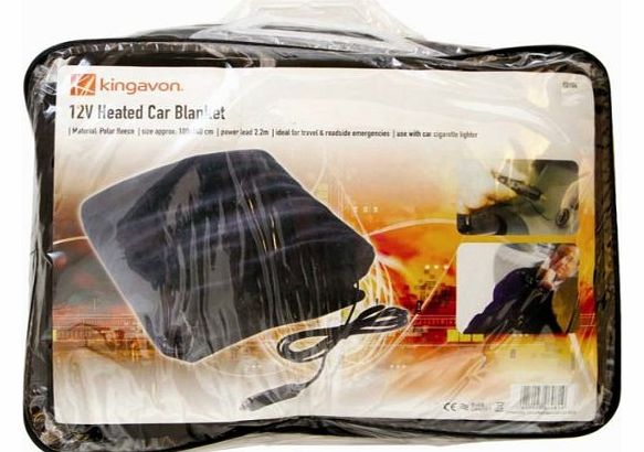 12V HEATED/ELECTRIC 12V CAR/TRAVEL BLANKET/RUG NEW