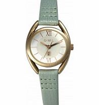 OWL Ladies Kew Royal Watch with Jade Leather Strap