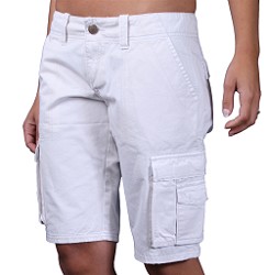 Oxbow Fidele Cargo Walkshorts White