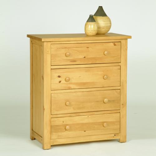 Oxbury Pine Chest 4 Drawer 304.205