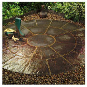 Oxford Circle Patio Kit Cornish Slate