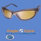 EAGLE EYE SUNGLASSES Style FUTURA. NASA PST Lens. Protects eyes.Precision Vision - Satin Black