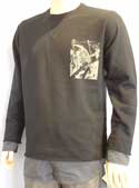 Ozeki Mens Black Cotton Sweatshirt