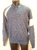 Mens Indigo Blue Round Neck Sweatshirt