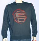 Mens Ozeki Deep Navy Round Neck Sweatshirt