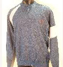 Mens Ozeki Indigo Blue Round Neck Sweatshirt