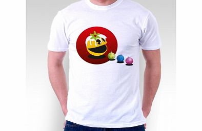 Christmas Pudding White T-Shirt Medium ZT