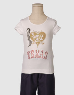 TOPWEAR Short sleeve t-shirts GIRLS on YOOX.COM