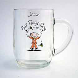 Boy Cartoon Character 1/2 Pint Tankard