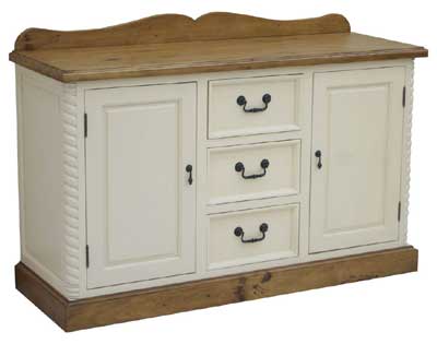 pine Triple Sideboard Kitchen