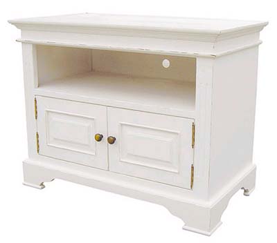 White TV Unit 2 Door Kristina