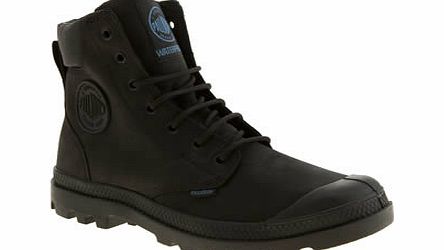 palladium Black Pampa Hi Cuff Boots