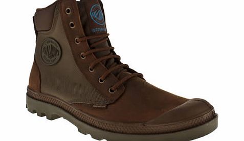 palladium Brown Pampa Hi Waterproof Boots