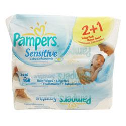 Sensitive Baby Wipes Triple Pack