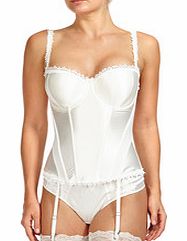 Hestia ivory basque corset