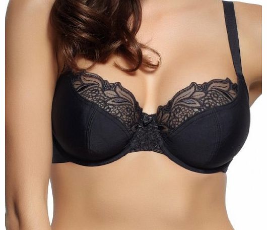 Womens Melody Balconette Bra Black 36H