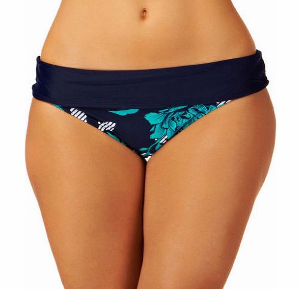 Panache Womens Panache Page Folded Top Bikini Bottom -